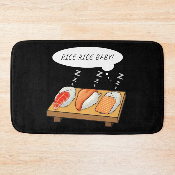 Item preview, Sushi Funny Saying Chinese Asian Food Lover - Rice Rice Baby designed and sold by knapst.