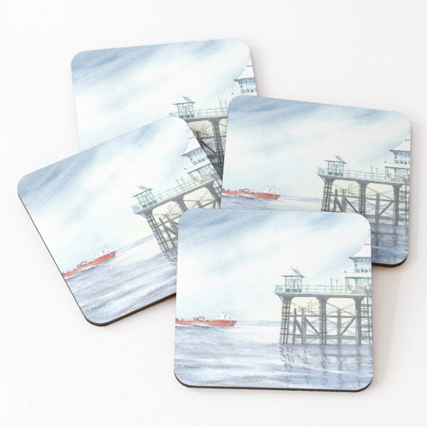 Item preview, Sailing Past Clevedon Pier designed and sold by ingridslatter.
