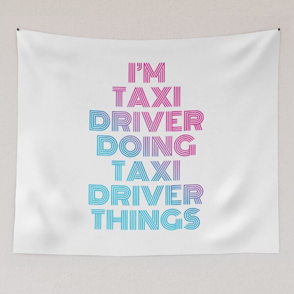 Item preview, I'm Taxi driver Doing Taxi driver Things Retro Neon designed and sold by SVPOD.