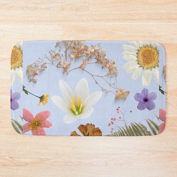 Item preview, Beautiful Botany Collage - Baby Blue designed and sold by Femme Pastel Collective.