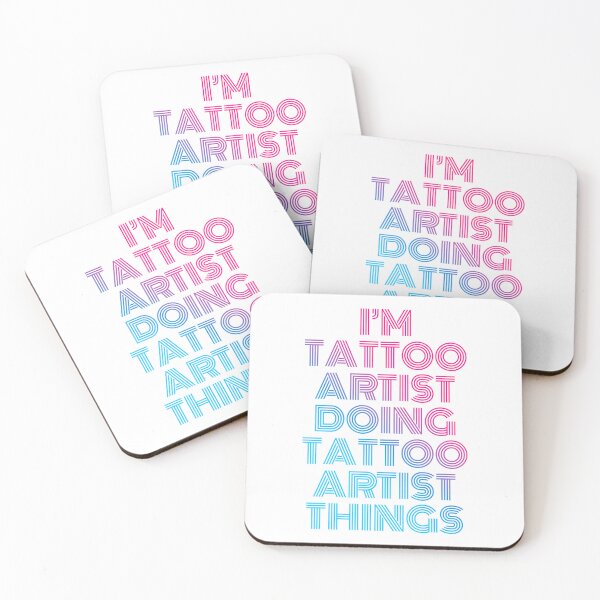 Item preview, Soy artista del tatuaje haciendo cosas del artista del tatuaje Retro Neon designed and sold by SVPOD.
