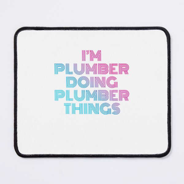 Item preview, I'm Plumber Doing Plumber Things Retro Neon designed and sold by SVPOD.