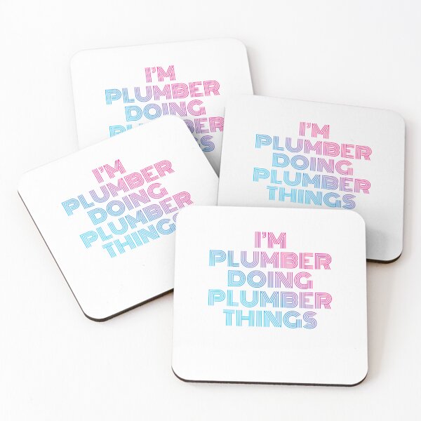 Item preview, I'm Plumber Doing Plumber Things Retro Neon designed and sold by SVPOD.