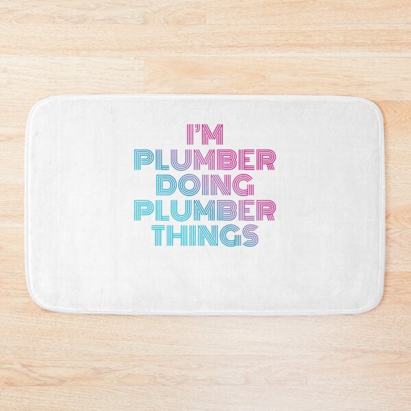 Item preview, I'm Plumber Doing Plumber Things Retro Neon designed and sold by SVPOD.