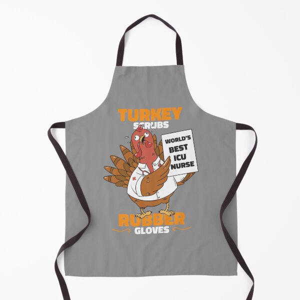 Item preview, ICU Nurse Turkey Thanksgiving Scrub ICU Nurse designed and sold by MrEddie10.