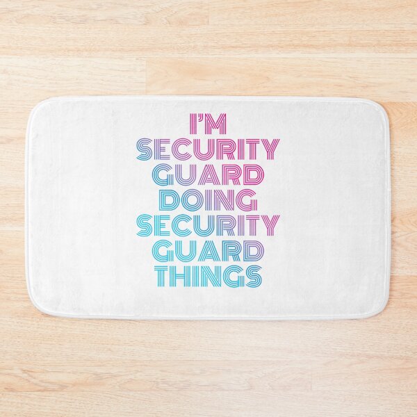 Item preview, I'm Security guard Doing Security guard Things Retro Neon designed and sold by SVPOD.