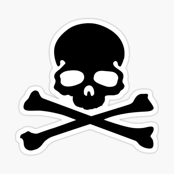 Pirate mort de crâne Sticker