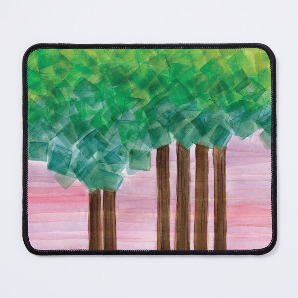 Item preview, Green Trees Pink Sky designed and sold by Alexandria Levin.