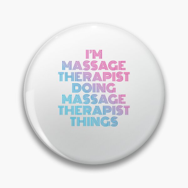 Item preview, I'm Massage Therapist Doing Massage Therapist Things Retro Neon designed and sold by SVPOD.