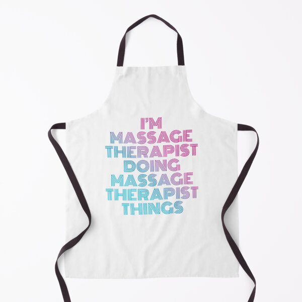 Item preview, I'm Massage Therapist Doing Massage Therapist Things Retro Neon designed and sold by SVPOD.