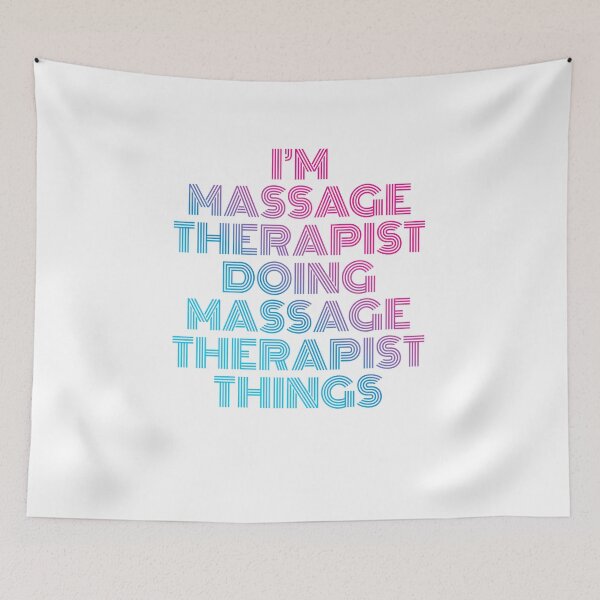 Item preview, I'm Massage Therapist Doing Massage Therapist Things Retro Neon designed and sold by SVPOD.
