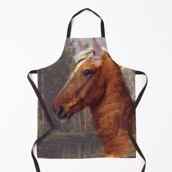 Item preview, Horse and forest merged as one designed and sold by EstherCreations.