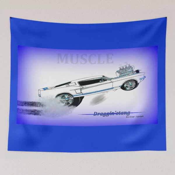 Item preview, Muscle Cars  //  Draggin'stang! designed and sold by Imagin8er.