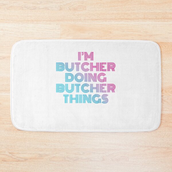 Item preview, I'm Butcher Doing Butcher Things Retro Neon designed and sold by SVPOD.