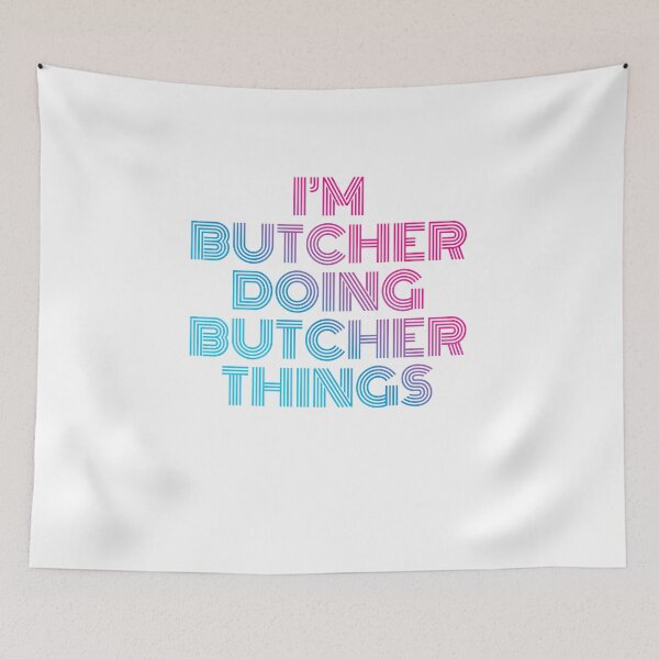 Item preview, I'm Butcher Doing Butcher Things Retro Neon designed and sold by SVPOD.
