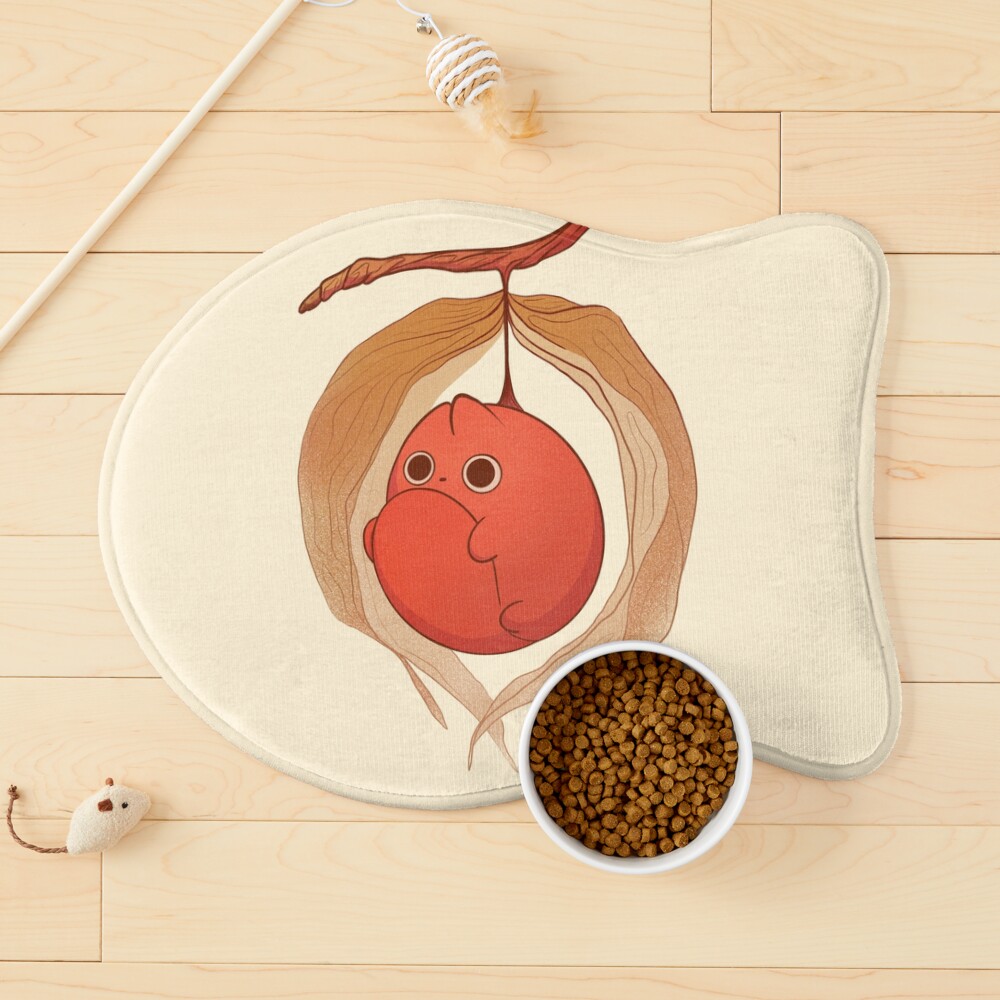 Cute plant cat design Pet Mat
