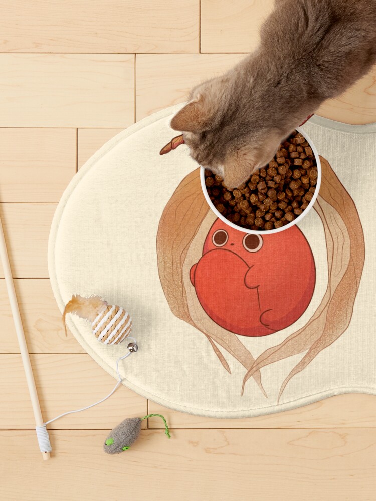 Alternate view of Cute plant cat design Pet Mat