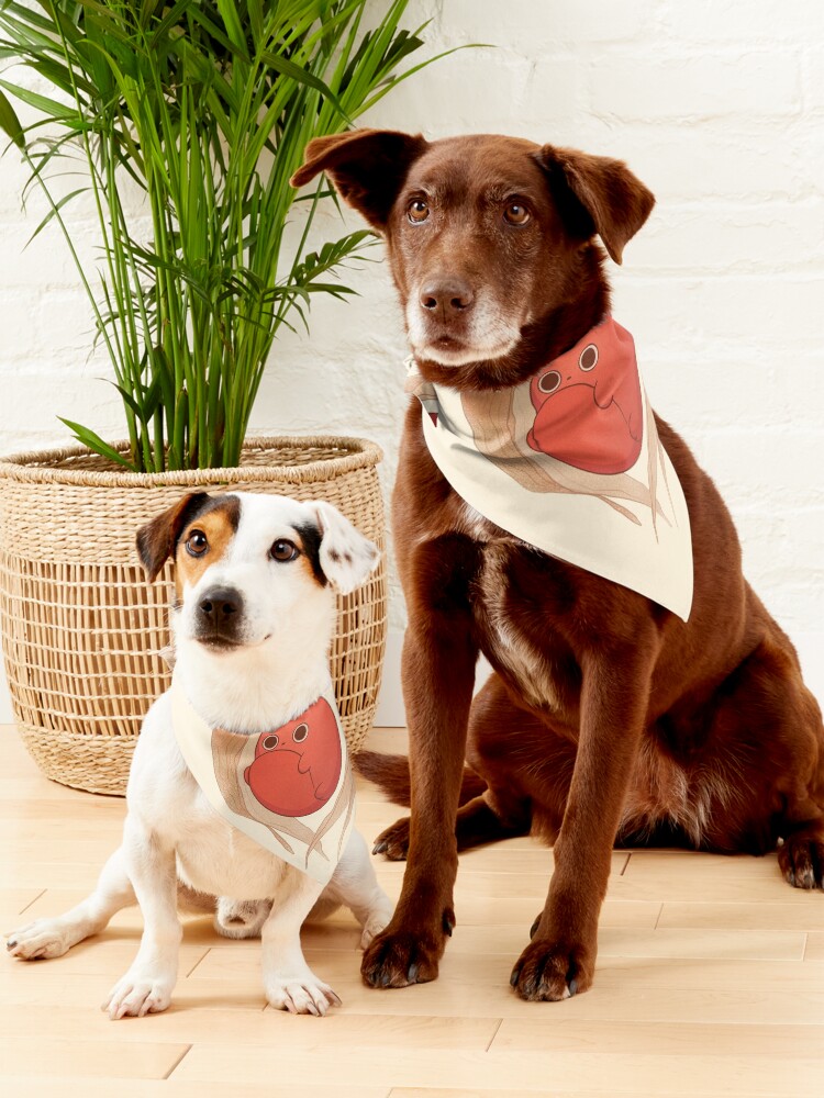 Alternate view of Cute plant cat design Pet Bandana