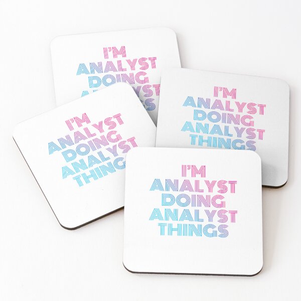 Item preview, I'm Analyst Doing Analyst Things Retro Neon designed and sold by SVPOD.