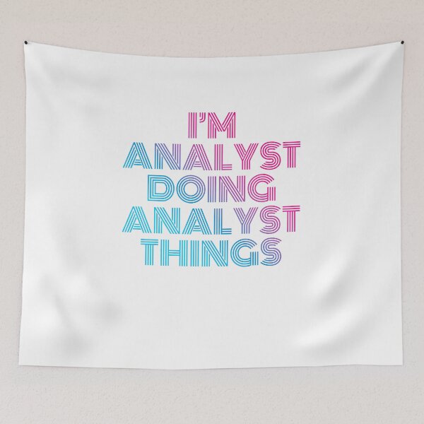 Item preview, I'm Analyst Doing Analyst Things Retro Neon designed and sold by SVPOD.