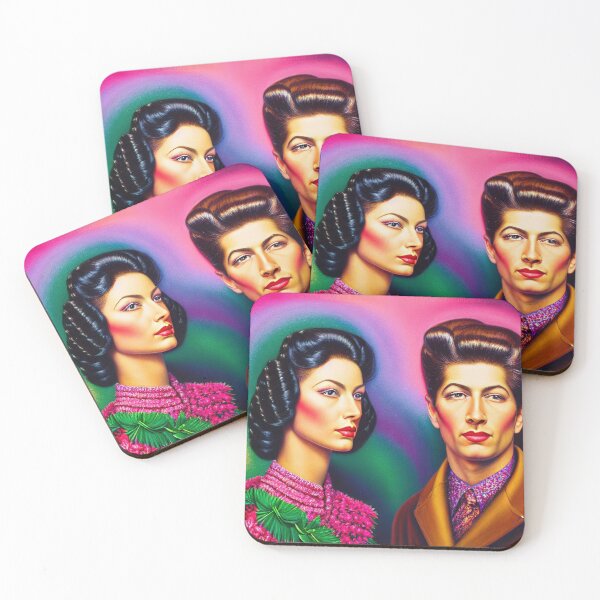 Item preview, Stylish and Colourful Mexican Couple 1940's Style designed and sold by The-11th-Floor.