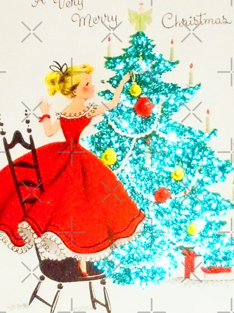 Decorating the Christmas tree" A-Line Dress for Sale by KimberlyW-Art |  Redbubble