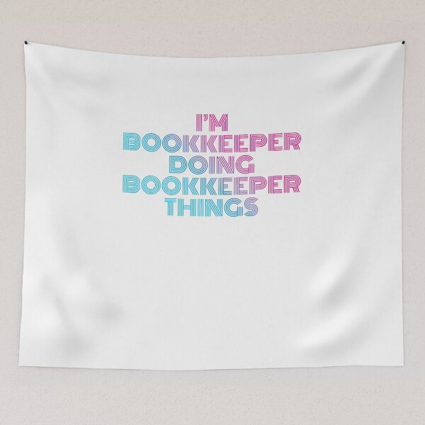 Item preview, I'm Bookkeeper Doing Bookkeeper Things Retro Neon designed and sold by SVPOD.