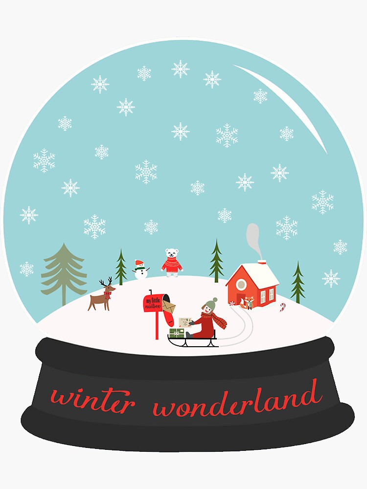 Let it Snow / Winter Wonderland Stickers