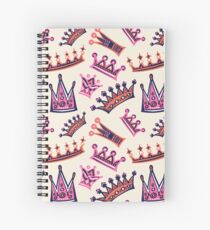 Beautiful royal crowns. Spiral Notebook