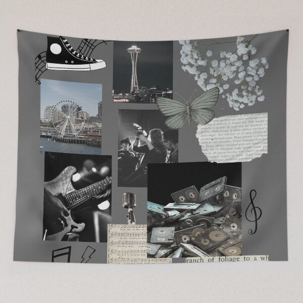 Item preview, Grunge Seattle Collage 1990s designed and sold by Femme Pastel Collective.