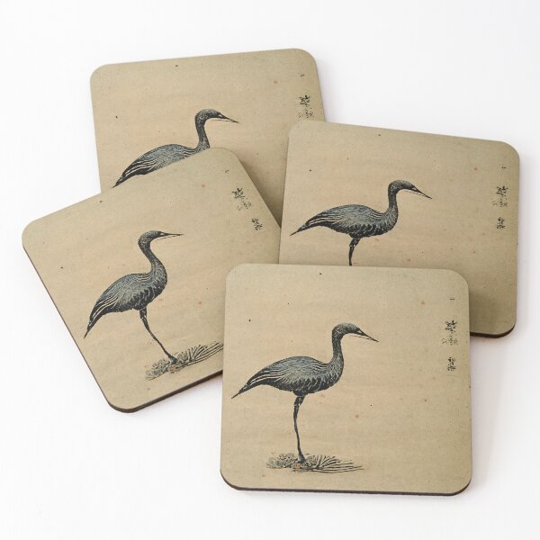 Item preview, Crane Japanese woodcut designed and sold by RavingRacoon.