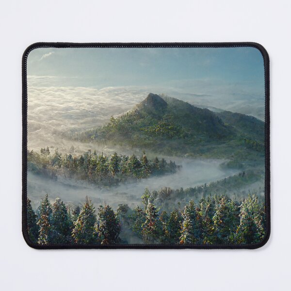 Item preview, mountains in the fog designed and sold by RavingRacoon.