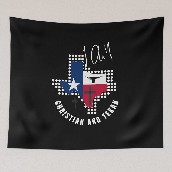 Item preview, I AM A CHRISTIAN AND TEXAN  designed and sold by onlyscriptures.