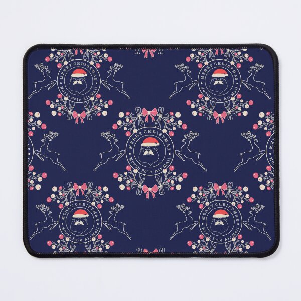 Item preview, NorthPole Air Mail - Navy Blue designed and sold by JaselviiStudio.