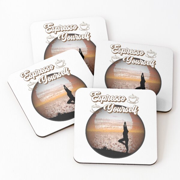 Item preview, Espresso Yourself - Strike A Pose Yoga designed and sold by AspectArtWorks.