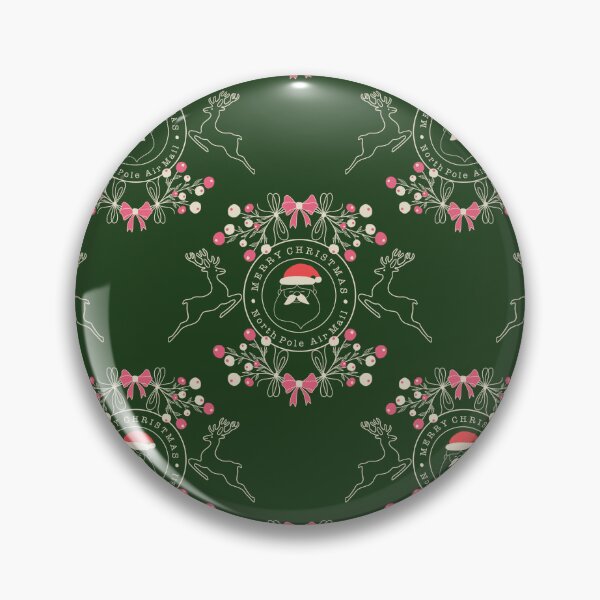 Item preview, NorthPole Air Mail - Forest Green designed and sold by JaselviiStudio.