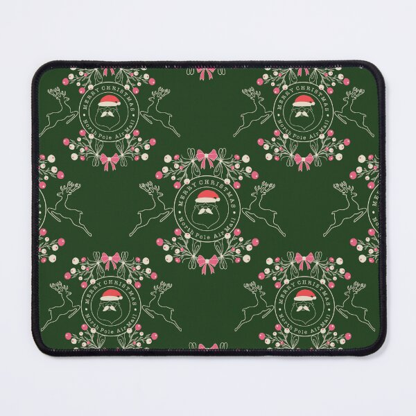 Item preview, NorthPole Air Mail - Forest Green designed and sold by JaselviiStudio.