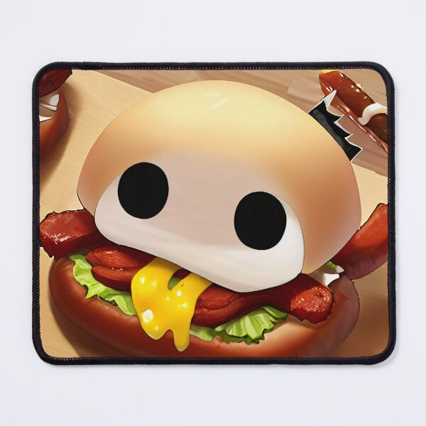 Item preview, Blank Face Happy Burger designed and sold by BAYFAIRE.
