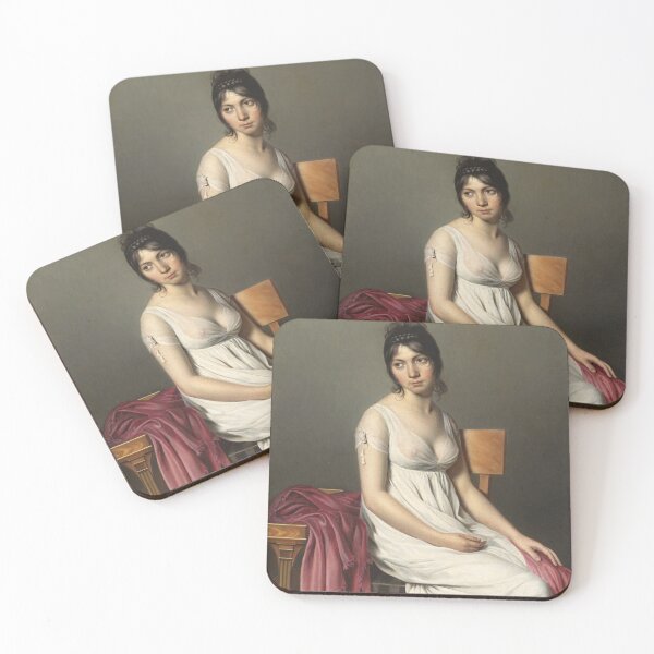 Item preview, Portrait of a Young Woman in White - Jacques-Louis David designed and sold by pixeljess.