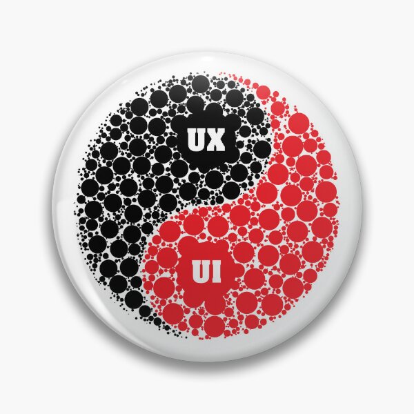 Item preview, Yin Yang UX/UI Designer Shirt designed and sold by knapst.