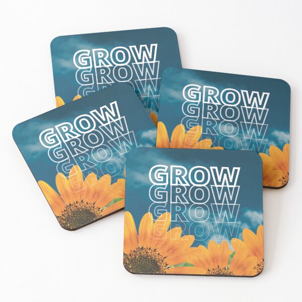 Item preview, GROW (above) - Deep Blue Sky Over Sunflowers designed and sold by AliceSLee.
