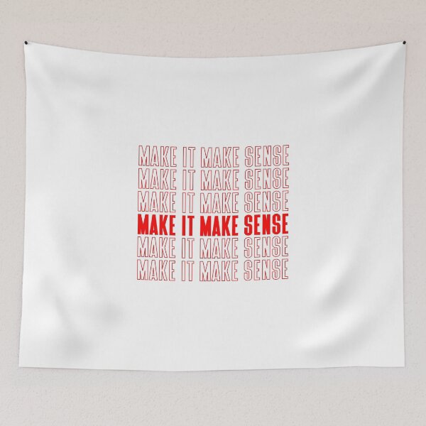 Item preview, Make It Make Sense | Funny T-Shirt designed and sold by simplybirdsong.