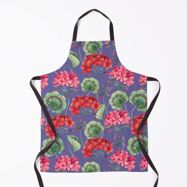 Item preview, Copy of Seamless pattern with watercolor painting of red geranium flowers designed and sold by Robusta87.