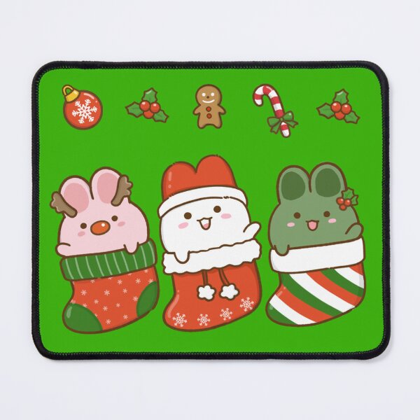 Item preview, Bunnies Christmas Stockings Green 2 designed and sold by Anicue.