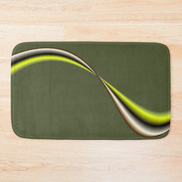 Item preview, Minimal Waves in Olive designed and sold by JWCoenMathArt.