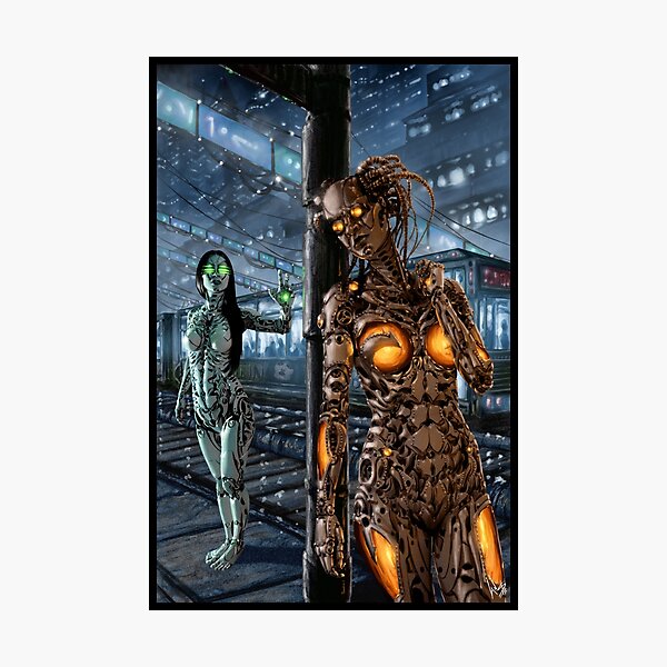 Cyberpunk Painting 045 Photographic Print