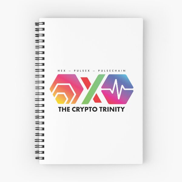 Item preview, The Crypto Trinity (Hex, Pulsechain and PulseX) on White designed and sold by OnlyHexFans.