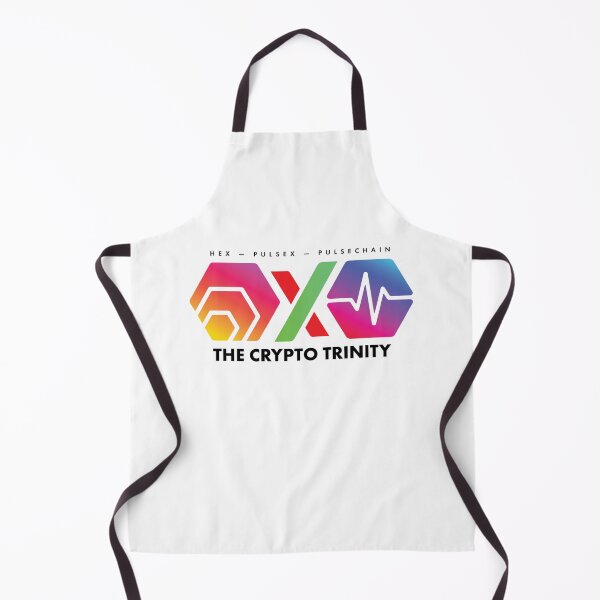Item preview, The Crypto Trinity (Hex, Pulsechain and PulseX) on White designed and sold by OnlyHexFans.