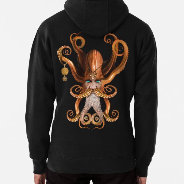 Item preview, Kraken, Octopus Pirate Captain, Davy Jones Locker designed and sold by InkyGenies.