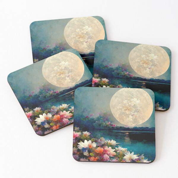 Item preview, Flowers onthe Moon designed and sold by AmazinfArt.